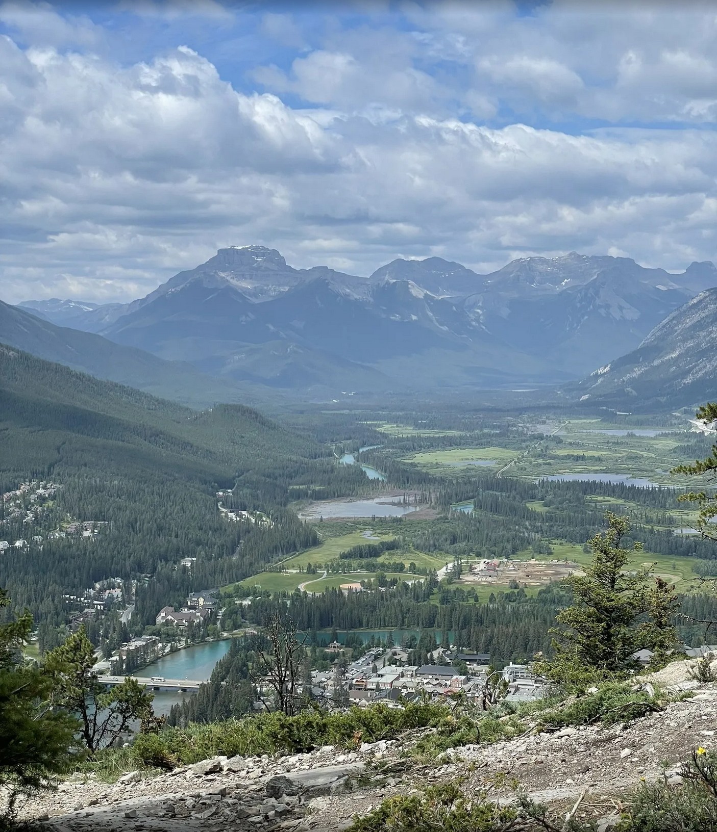 Town of Banff from the Gondola area
