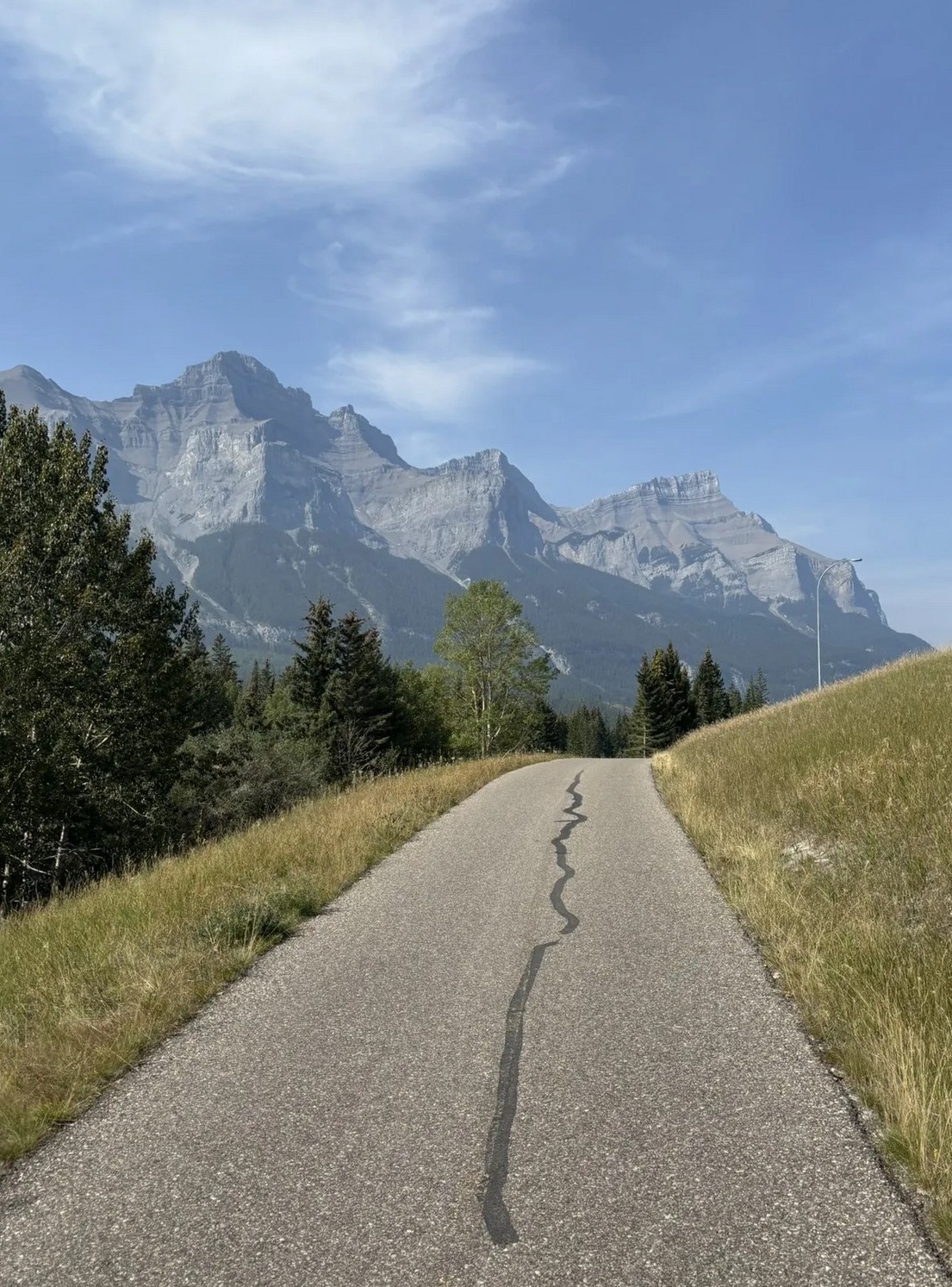 Canadian Rockies mountain road